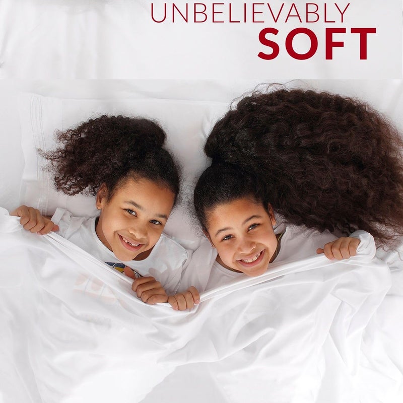 Mellanni Extra Deep King Sheets - 4 PC Iconic Collection Bedding - Hotel Luxury, Ultra Soft, Cooling Bed Sheets - Wrinkle, Fade, Stain Resistant (King, Golden Ivory) - Image 3