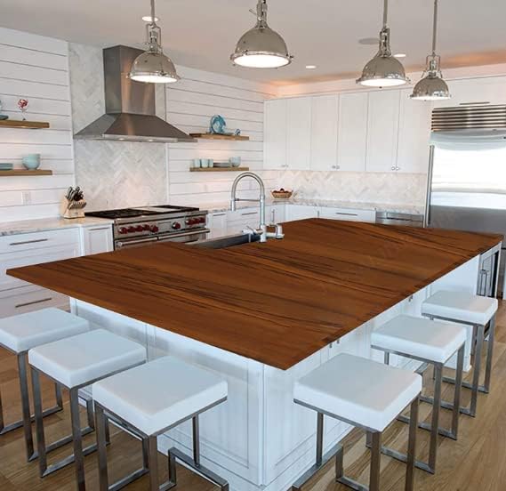 HOMSUN Wall Stickers Kitchen Wood Wallpaper Shelf Liner, Furniture, Almirah, Wood Grain Wallpaper Waterproof Old Furniture Vinyl Stickers Wooden Door Wardrobe (12" X 78" Inch, Brown Wood) - Image 3