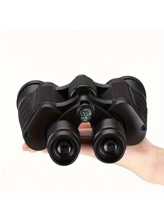 Black HD Binoculars with Aspherical Prism for Bird Watching Hunting Outdoor Observation - Image 4
