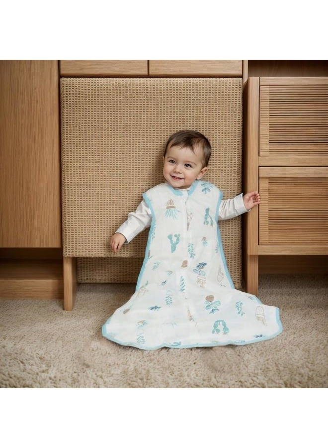 BLOOMSTAR Toddler Sleeping Sack Muslin (3-5t) Lightweight 0.5 Tog Large Extra Long Summer Baby Sleeping BagThin Wearable Blanket 2-4t Breathable Soft Sleeveless 3t Kids Sleeper - Image 4