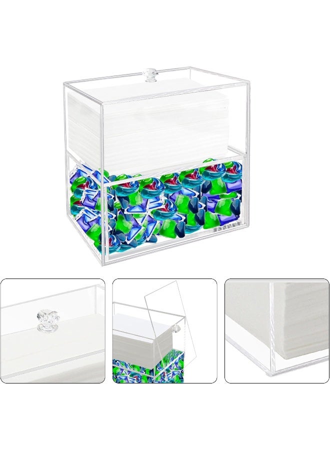 TPGP Dryer Sheet Holder, Dryer Sheets Box Container for Laundry Dispenser Storage  - Image 3