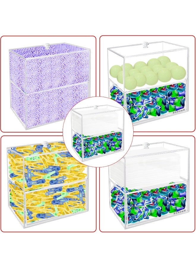 TPGP Dryer Sheet Holder, Dryer Sheets Box Container for Laundry Dispenser Storage  - Image 4