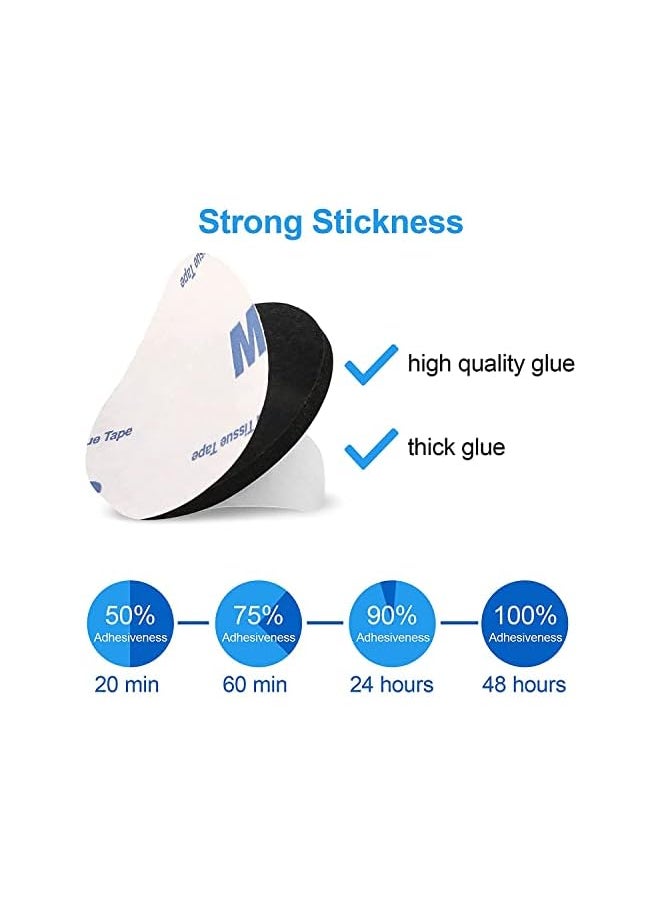 PROMASS promass 60 PCS Double Sided Foam Tape, Strong Sticky Pads, Mounting Adhesive Tape for Holding Soundproof Pads Picture Light Hooks (Squares+Rounds)  - Image 4