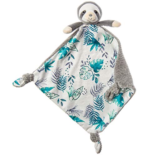 Mary Meyer Little Knottie Lovey Security Blanket, 10 x 10-Inches, Sloth - Image 4