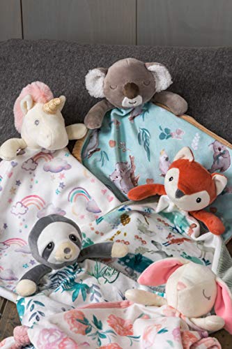 Mary Meyer Little Knottie Lovey Security Blanket, 10 x 10-Inches, Sloth - Image 2