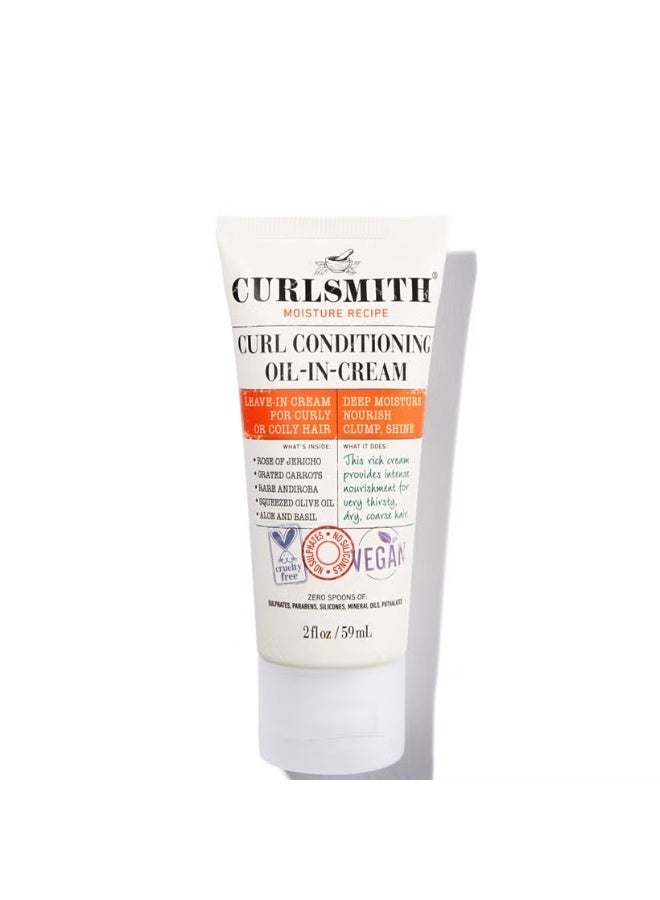 CURLSMITH Curlsmith Curl Conditioning Oil-in-Cream Travel Size 59ml - Image 1