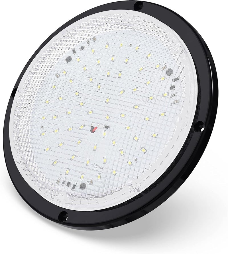 Leisure LED ضوء شرفة مخيف دائري LED 1000 لومن 8.5 بوصة للسيارات المتنقلة والمقطورات - Image 1