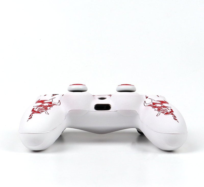 RALAN Horned Skull Head Design Controller Skin Cover with 2 Thumb Grips Compatible with PS4/Playstation 4 Slim/Pro Controller - Image 4