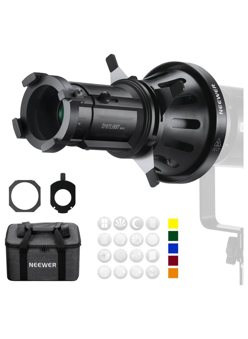 Neewer NEEWER 40° Bowens Mount Spotlight | Precision Lighting Attachment for Studio & Video Shooting | Professional Photography Accessory - Image 1