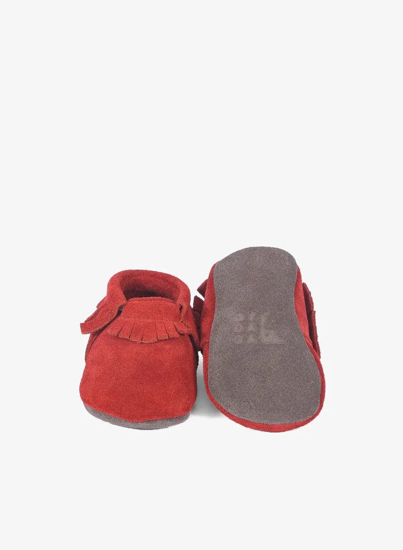 يويو جونيور يو يو جونيور موكاسين جلد سويدي أصلي