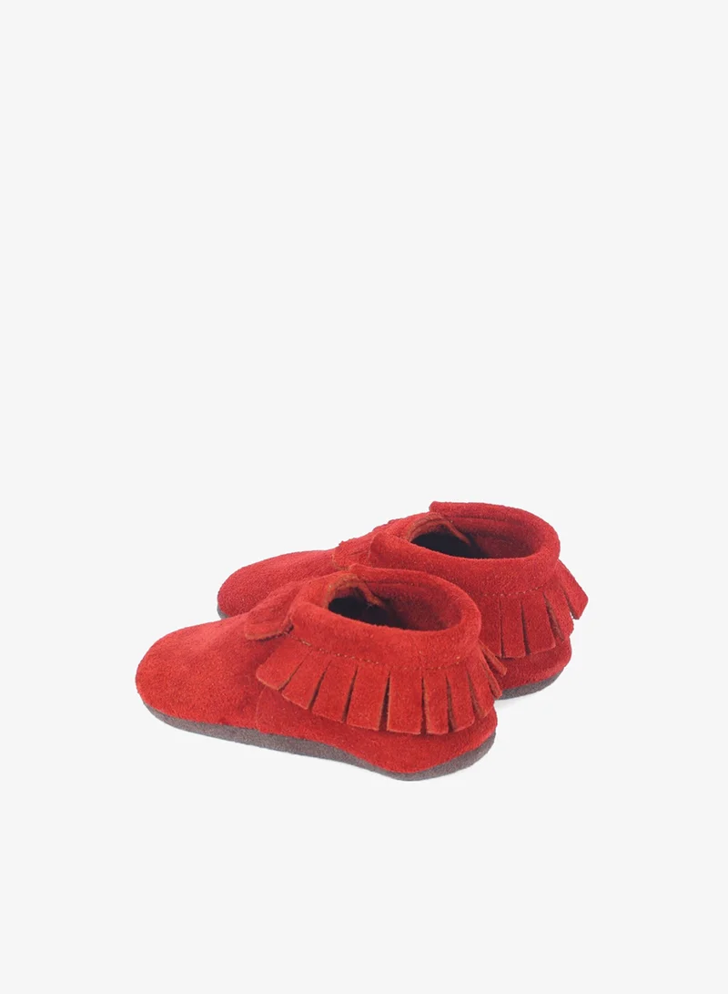 يويو جونيور يو يو جونيور موكاسين جلد سويدي أصلي