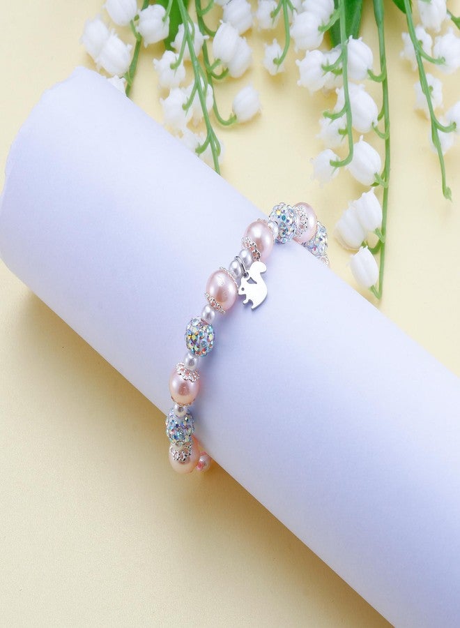 بارتنر سوار بارتنر سنجاب للنساء والرجال - سوار من الخرز المصنوع من الأحجار الكريمة الطبيعية مع قلادة سنجاب - Image 4