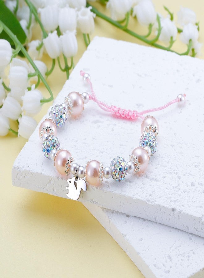 بارتنر سوار بارتنر سنجاب للنساء والرجال - سوار من الخرز المصنوع من الأحجار الكريمة الطبيعية مع قلادة سنجاب - Image 5