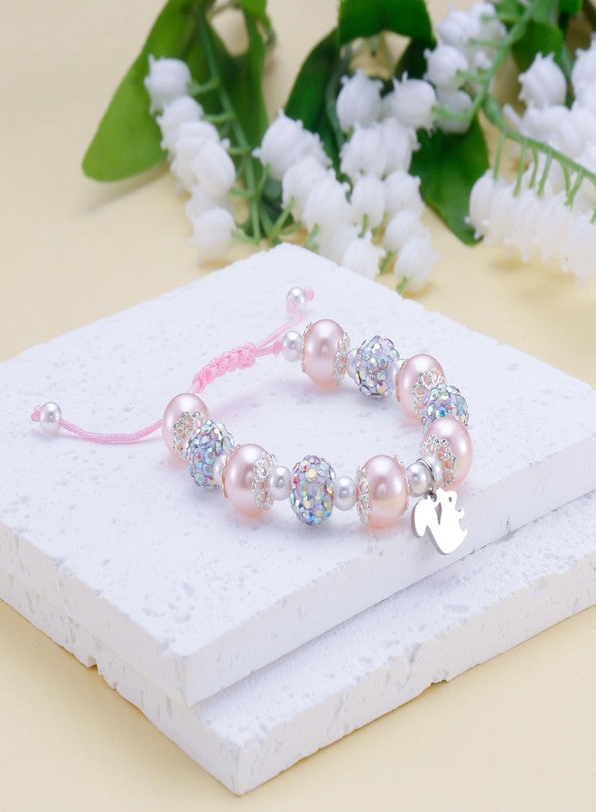 بارتنر سوار بارتنر سنجاب للنساء والرجال - سوار من الخرز المصنوع من الأحجار الكريمة الطبيعية مع قلادة سنجاب - Image 3