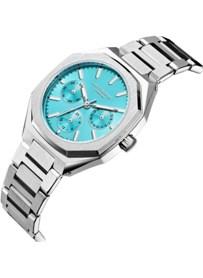 Lee Cooper LEE COOPER Women's Watch, Multi Function Display and Mesh Strap - LC08046.300, Silver