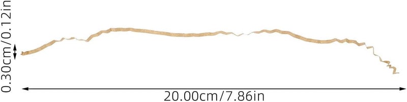 WOONEKY Raffia Grass Crinkle Cut Shredded Paper Filler 100g Pack Light Coffee Paper Shreds for Box Packaging and Basket Stuffing Craft Supplies - Image 2