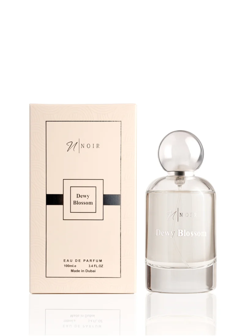 noir Dewy Blossom Eau de Parfum for Women – Fresh, Fruity and Floral Fragrance of Pear, Freesia & Rose with a soft Amber base | Long Lasting Luxury Scent – 100ml