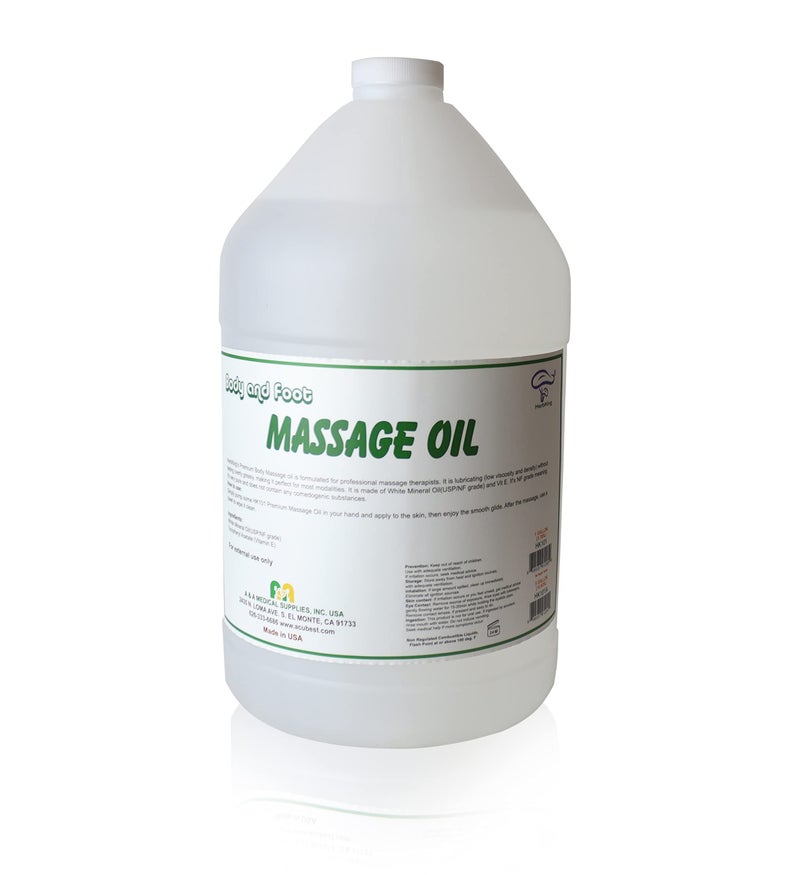 Premium Body Mineral Oil for Spa and Massage 1 Gallon 128 OZ USP Grade Relaxing Soothing Therapeutic Repair Dry Skin Hydrate and Nourish Unscented Clear AllergyFriendly 1