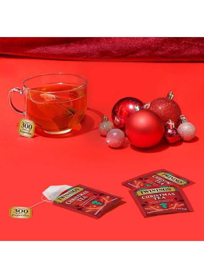 Twinings Christmas Black Tea Individually Wrapped Bags, 20 Count (Pack of 6), Aromatic Cinnamon & Clove, Caffeinated, Enjoy Hot or Iced, 120 Teabags  - Image 3