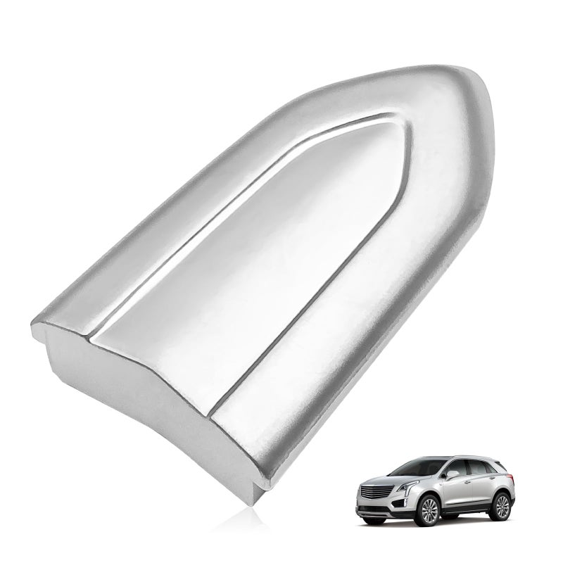 SYudwen Front Driver Side Door Handle Lock Cover Cap Chrome Compatible with Cadillac CTS 20142019 ATS 20132019 XTS 20132019 XT5 20172020 XT4 20192021 CT6 20162020 Replace 13599547 - Image 3