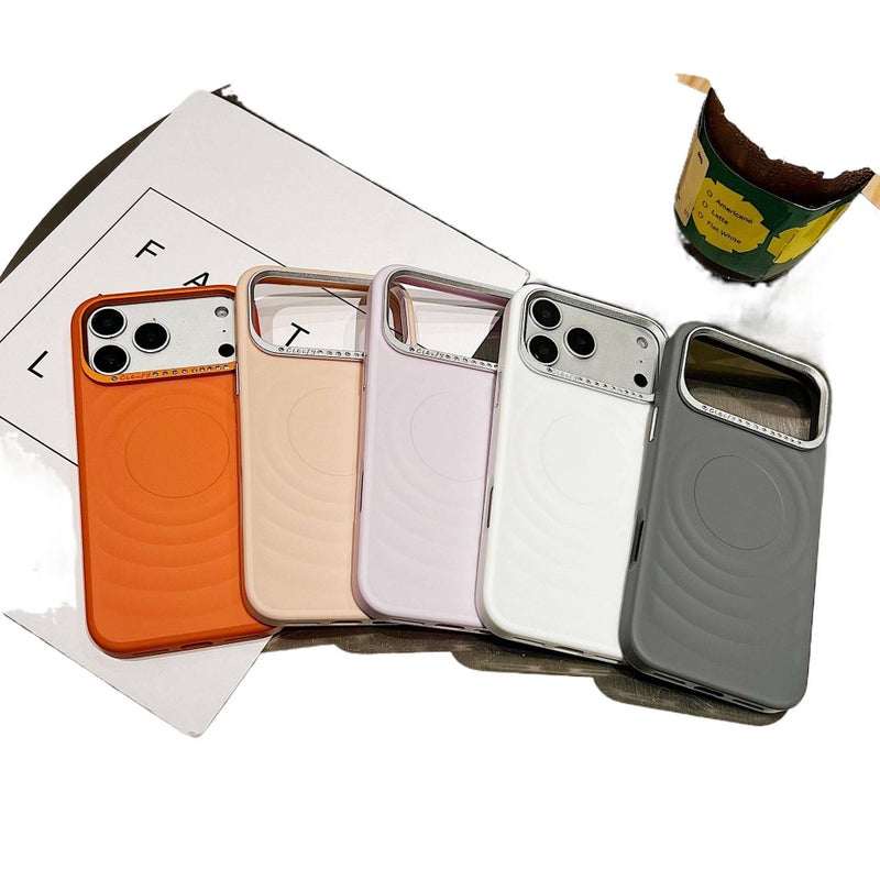 غطاء واقي بAcrylic لـ iPhone 17 / 17 Air / 17 Pro / 17 Pro Max مع حماية من السقوط وملمس ناعم مع مقاوم للصدمات مع مقاوم للخدش باللون أبيض من الأكريليك - Layan Lure - Image 2