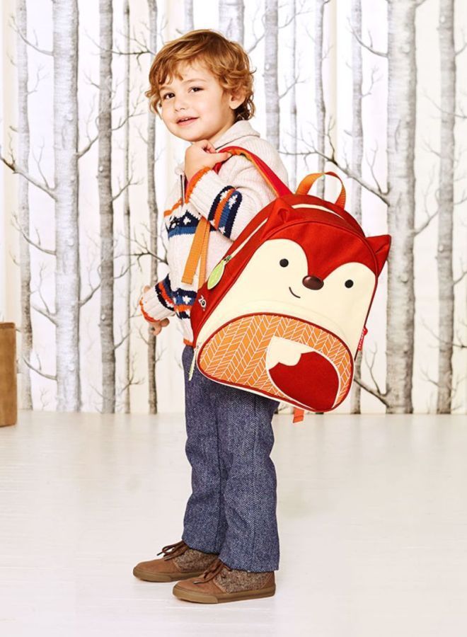 NIBEMINENT Zoo Insulated Lunch Backpack Red/Orange/White - Image 5