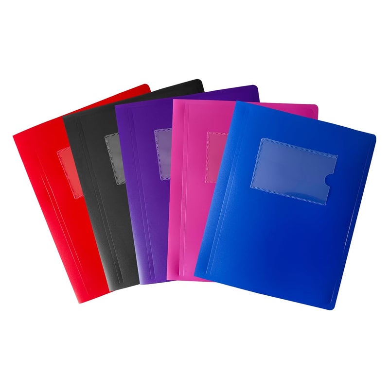 Janrax A5 Blue Flexible Cover 40 Pocket Display Book - Image 5