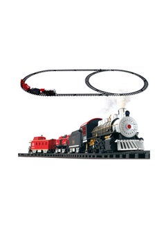 Generic Classic Railway Train Set With Sound And Light - 20pcs - No:4018-13  - Image 2