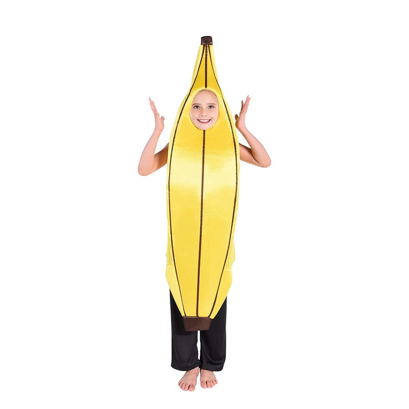 PARTISKY Kids Banana Costume for Halloween Role Play Cosplay Dress Up Parties Boys and Girls