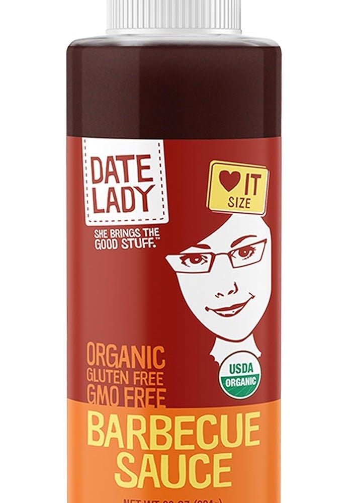 Date Lady Organic Barbecue Sauce - Gluten Free, Vegan, No Added Sugars, 22 Oz - Image 1
