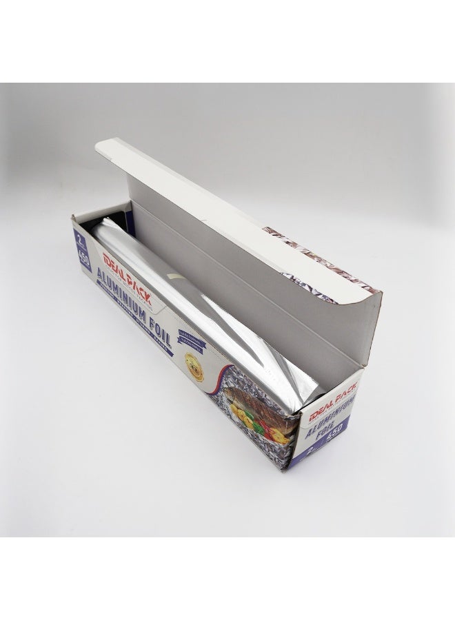 Ideal Pack Aluminium Foil Roll 450 mm Width – Heavy Duty Kitchen Foil for Wrapping, Baking, Grilling, Freezing & Food Storage | 2 Kg Gross Weight - Image 5