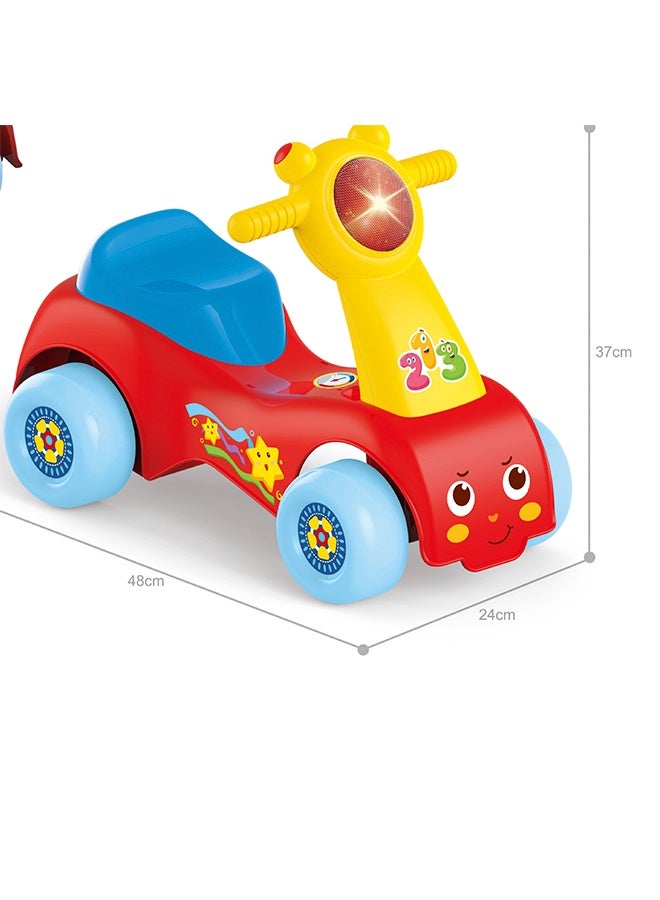 Ride on Car for Kids, Magic Baby Cars for Boys Girls, Ride-On Toys for Toddlers, with Silent Wheels, Light, Music - Image 2