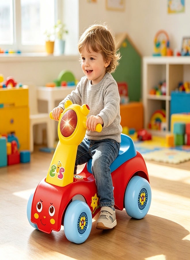 Ride on Car for Kids, Magic Baby Cars for Boys Girls, Ride-On Toys for Toddlers, with Silent Wheels, Light, Music - Image 3