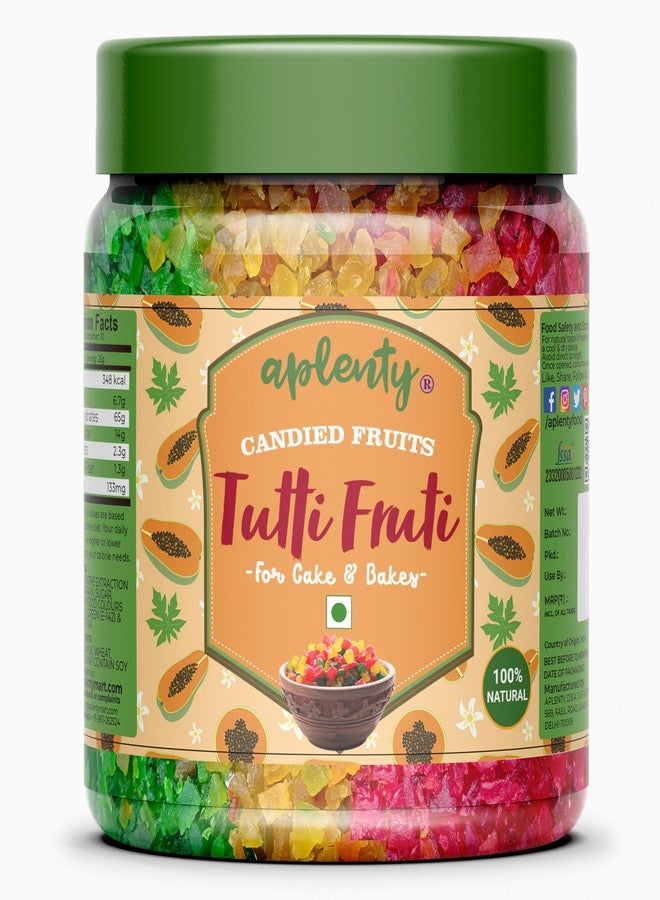 Aplenty Tutti Frutti-Cherries-Fresh Fruits -Tutty Frutty for Cake (400g) - Image 2