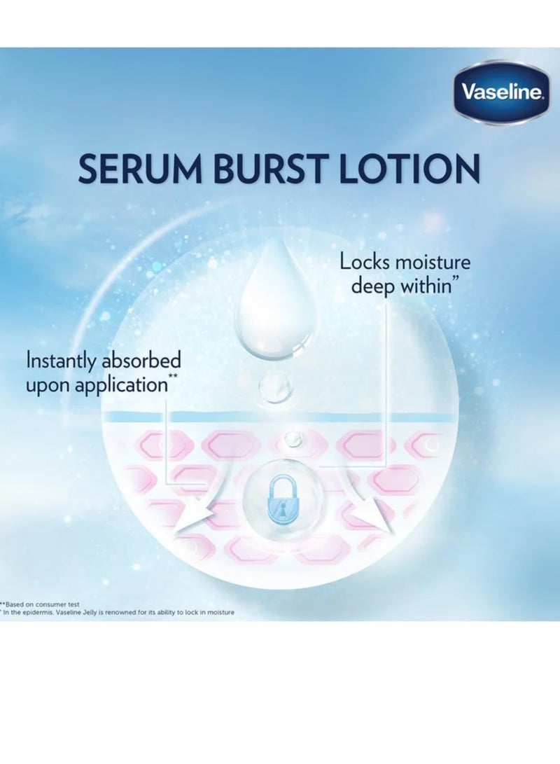 Vaseline Smouth Radiance Bearst Gluta Body Lotion 10xes Stronger Than Vitamin C for Glowing and Bright Skin - 200ml - Image 3