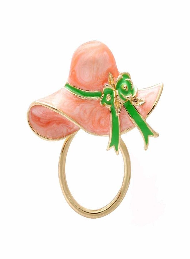 NOUMANDA Lovely Cute Lady Hat Magnetic Clip Holder Magnetic Eyeglass Holder Brooch Pin Women Jewelry - Image 1