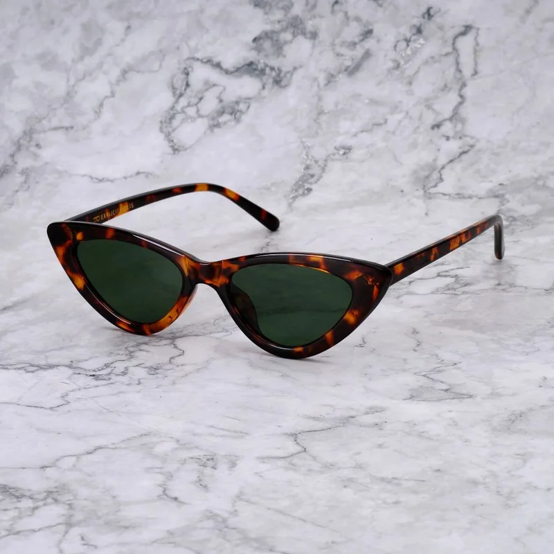  اكسبليست باوتس EXPLICIT POETS 28EP4-BELLA TORTOISE-GREEN SUNGLASSES