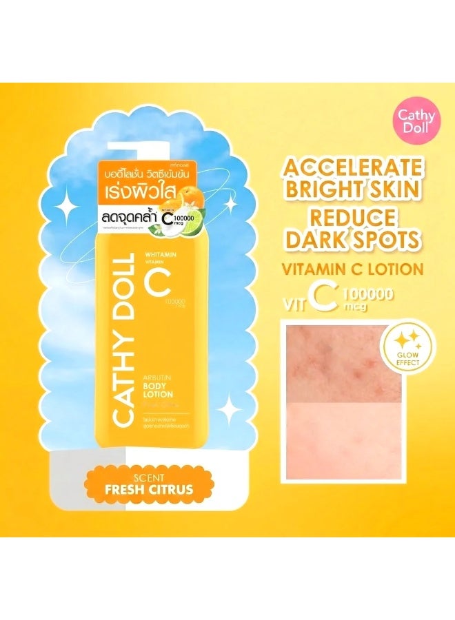 Cathy Doll Radiant Citrus Glow Brighten your skincare routine with a refreshing citrus-inspired body lotion, enriched with vitamin C and nourishing ingredients to leave skin feeling soft, smooth, hydrated, and beautifully radiant throughout every day. - Image 4