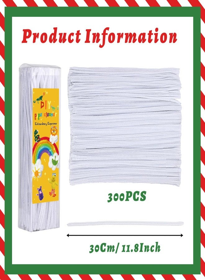 Iuuidu Pipe Cleaners Chenille Stem, 300PCS Pipe Cleaners Craft Supplies, Fuzzy Sticks Pipe Cleaner Brush for DIY Art Creative Craft Decoration - Image 2