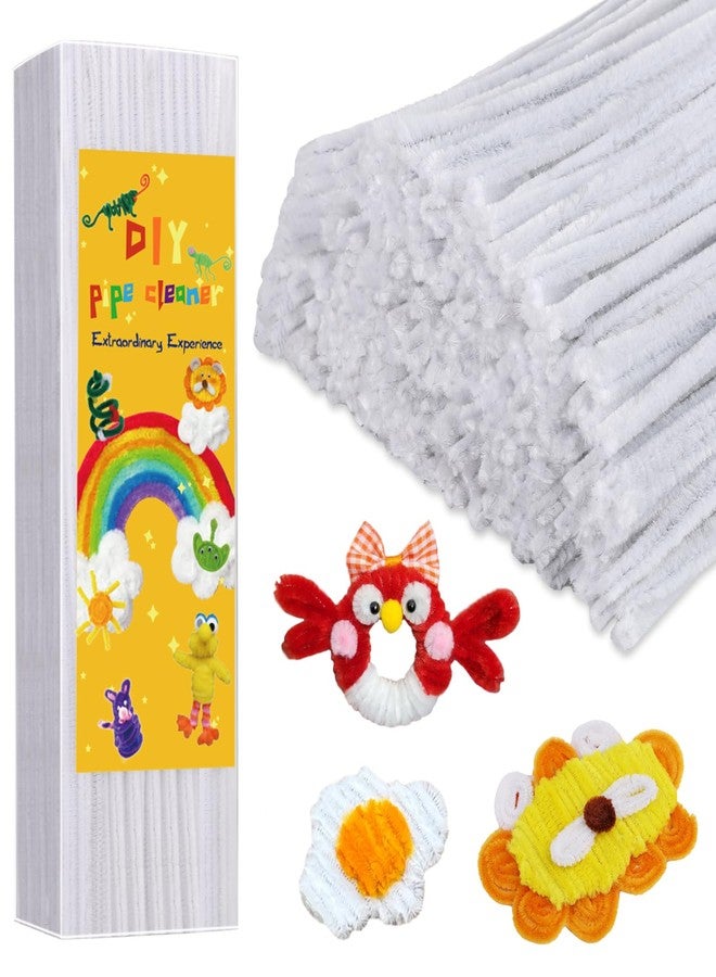 Iuuidu Pipe Cleaners Chenille Stem, 300PCS Pipe Cleaners Craft Supplies, Fuzzy Sticks Pipe Cleaner Brush for DIY Art Creative Craft Decoration - Image 1