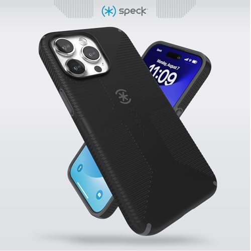 Speck MagSafe Case for iPhone 15 Pro Max - Drop & Camera Protection, Soft-Touch Secure Grip, Wireless Charging Compatible, Fits All 6.7 Inch Models Including iPhone 14 & 13 Pro Max - Grip Black - Image 3