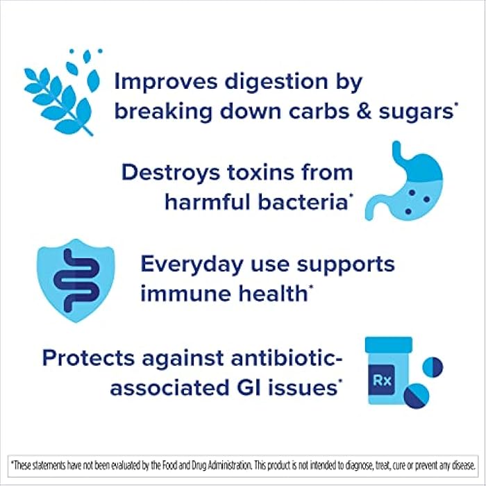 Florastor Probiotics for Digestive & Immune Health, 20 Capsules, Probiotics for Women & Men, 1 Probiotic Worldwide, Flush Out Bad Bacteria & Boost The Good with Our Strain Saccharomyces boulardii - Image 5