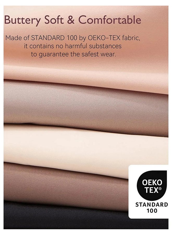 Momcozy سلس - حمالة صدر مريحة للغاية ومتعددة الاستخدامات للحوامل والمرضعات - YN21 - أسود، بيج وكريم M - عبوة من 3 - Image 5