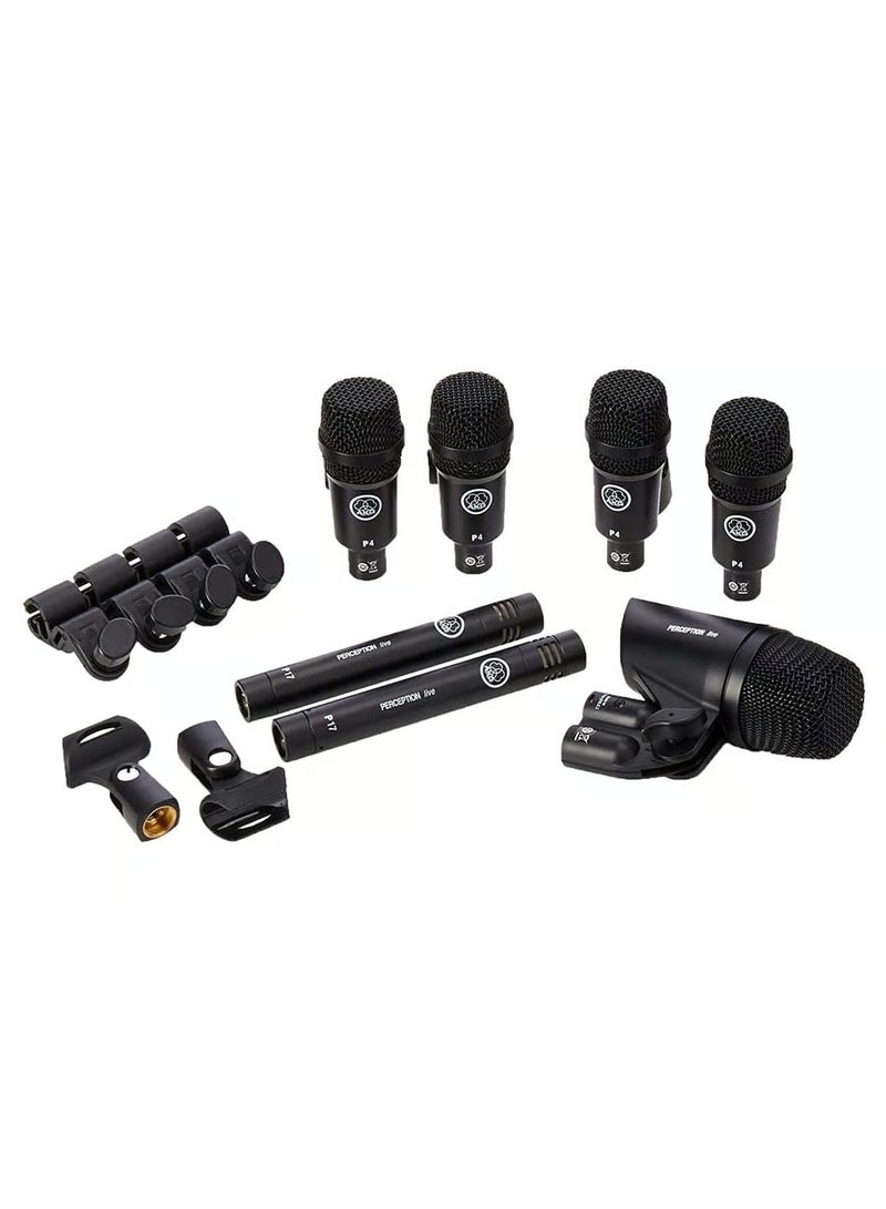 AKG طقم طبل AKG جلسة I طقم ميكروفونات الطبول (أسود) - Image 3