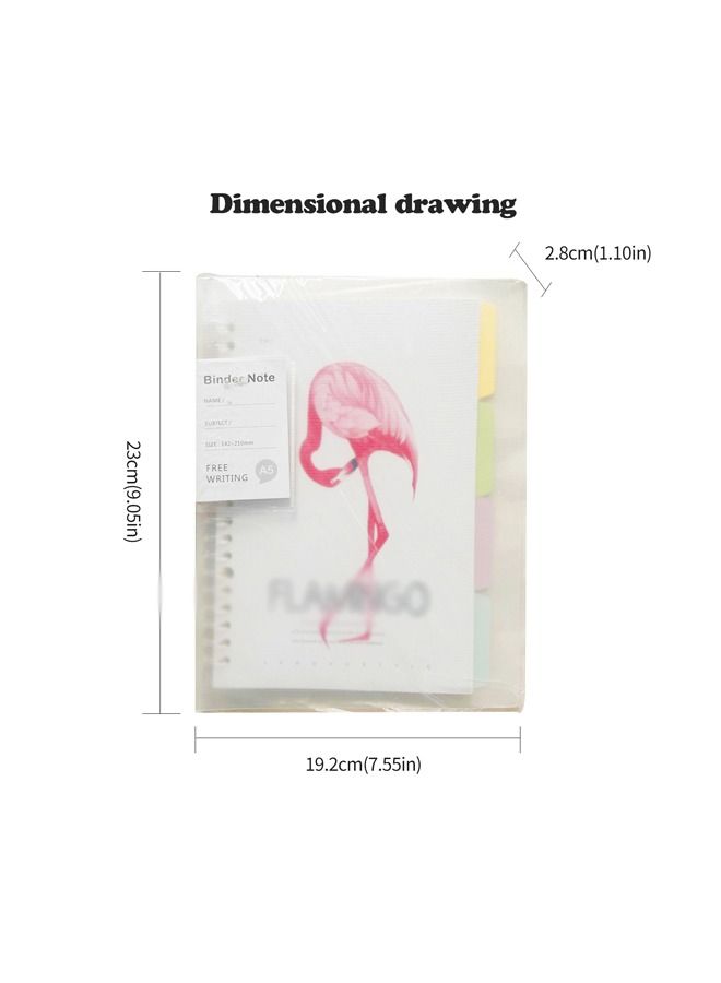 XIANGYU 5-Piece A5 Binder Notebook Loose Leaf Spiral Notebook Paper Diary Removable Simple Thickened Coil Shell Notebooks - Image 4