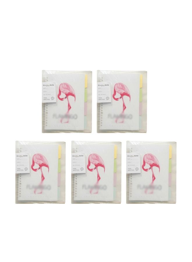XIANGYU 5-Piece A5 Binder Notebook Loose Leaf Spiral Notebook Paper Diary Removable Simple Thickened Coil Shell Notebooks - Image 1