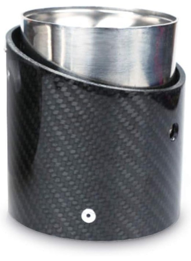 klarako Car Carbon Fiber Exhaust Pipe Tail Muffler Tip Replacement Exhaust Pipes for Cooper ONE Clubman R55 R56 R57 R58 R59 R61 Hatchback Coupe Countryman Paceman  - Image 1