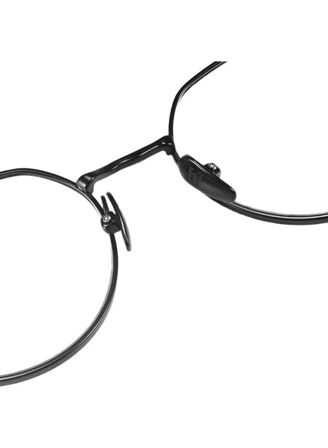 Sunset Red High-End Pure Titanium Reading Glasses E109B, Black, 2.00 Diopter, Recommended For Ages 55-59 - Image 1