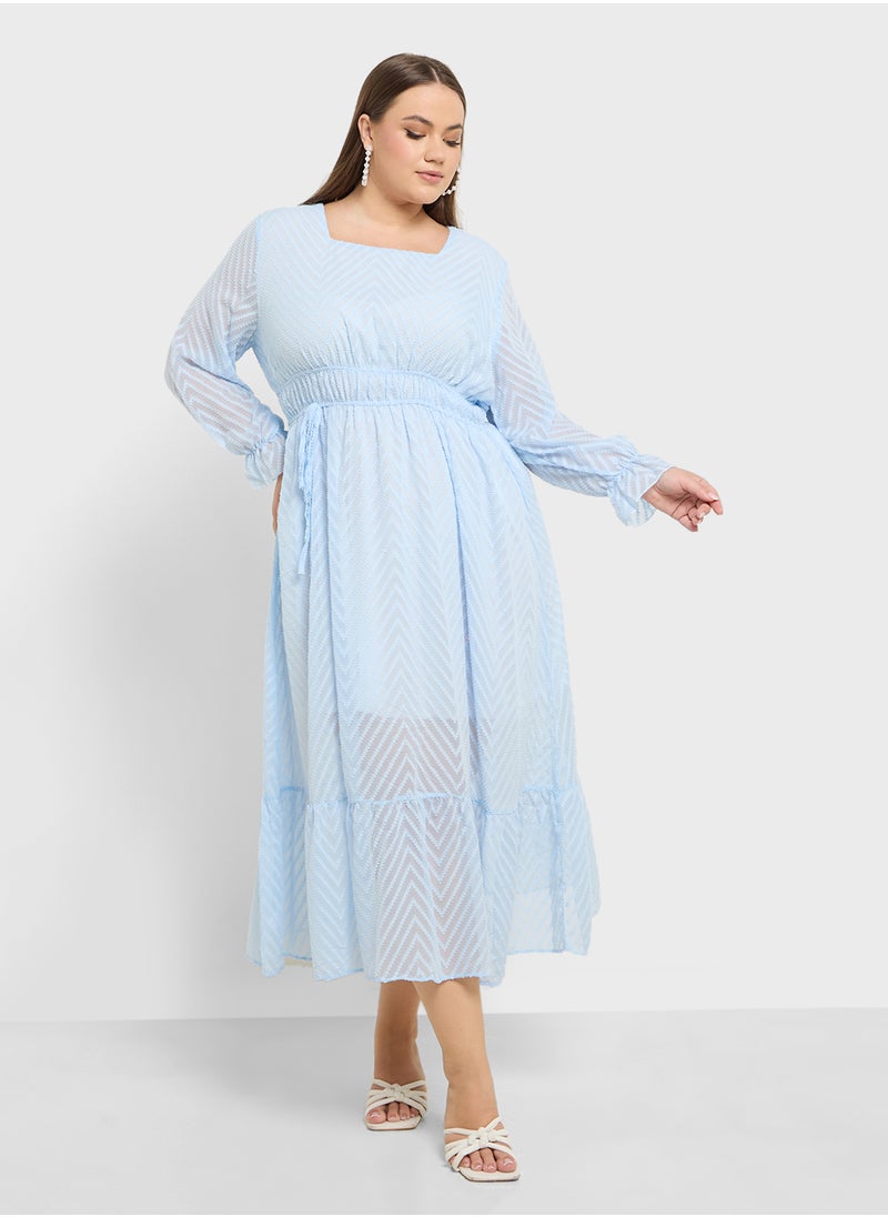 Ella Plus - فستان A-Line محبوك - Image 1