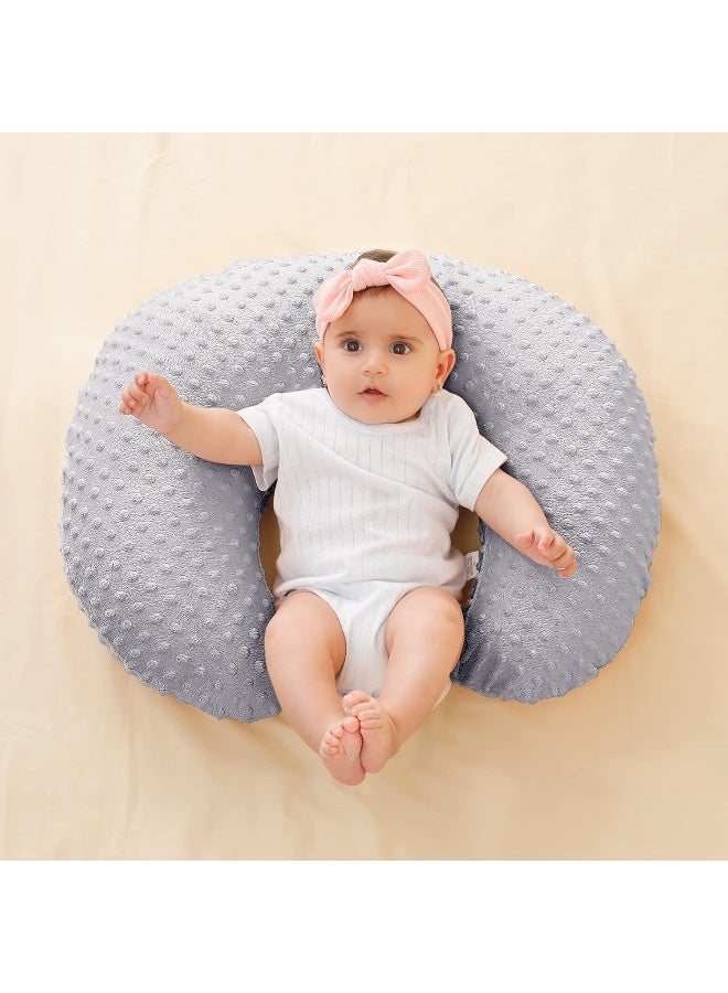 QUENESS (Gray) - Nursing Pillow Cover Breast Feeding Pillow Covers Best for Breastfeeding Moms Great (Grey) - Image 4